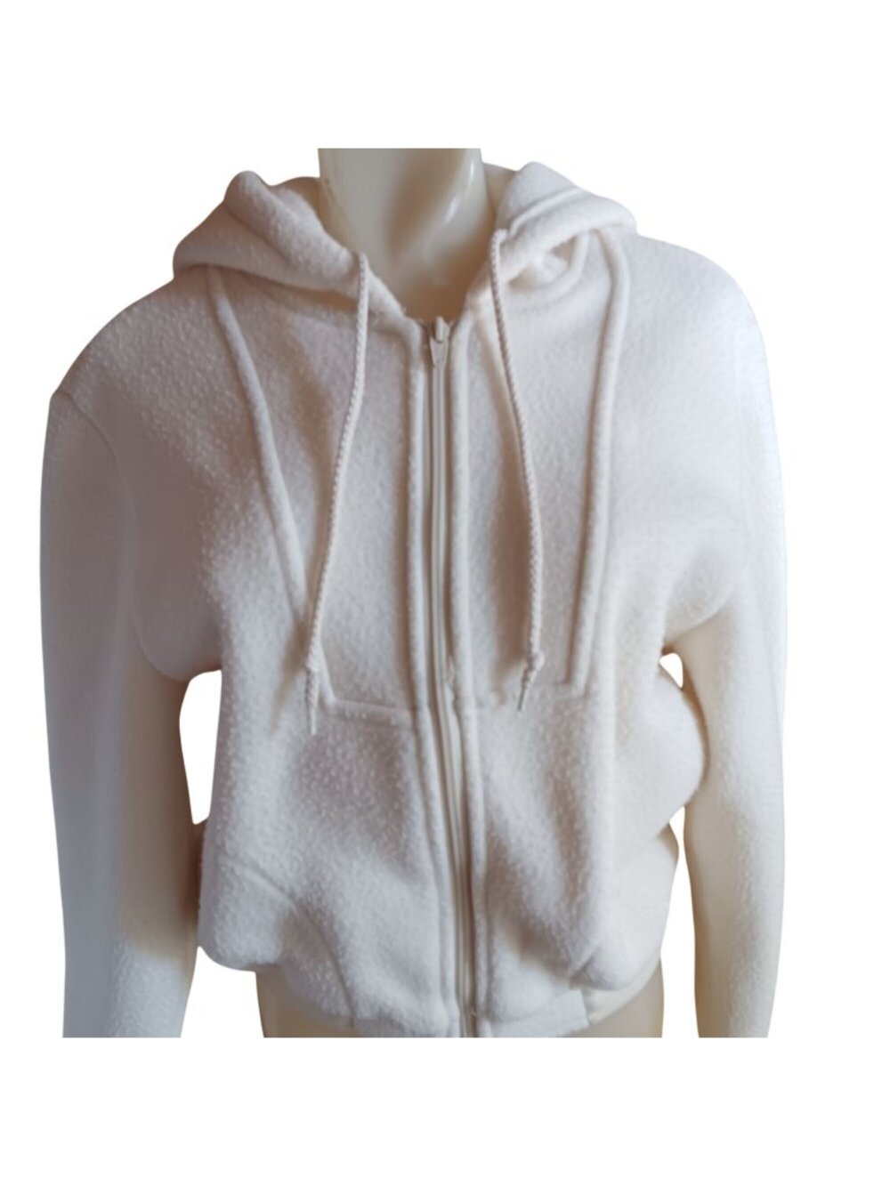 Polar Club 1990's Vintage Hoody Fleece Jacket Hooded Zip-Up
